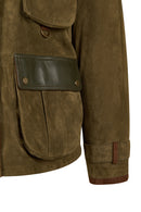 Liberty Woman Khaki Suede Jacket | Derimod