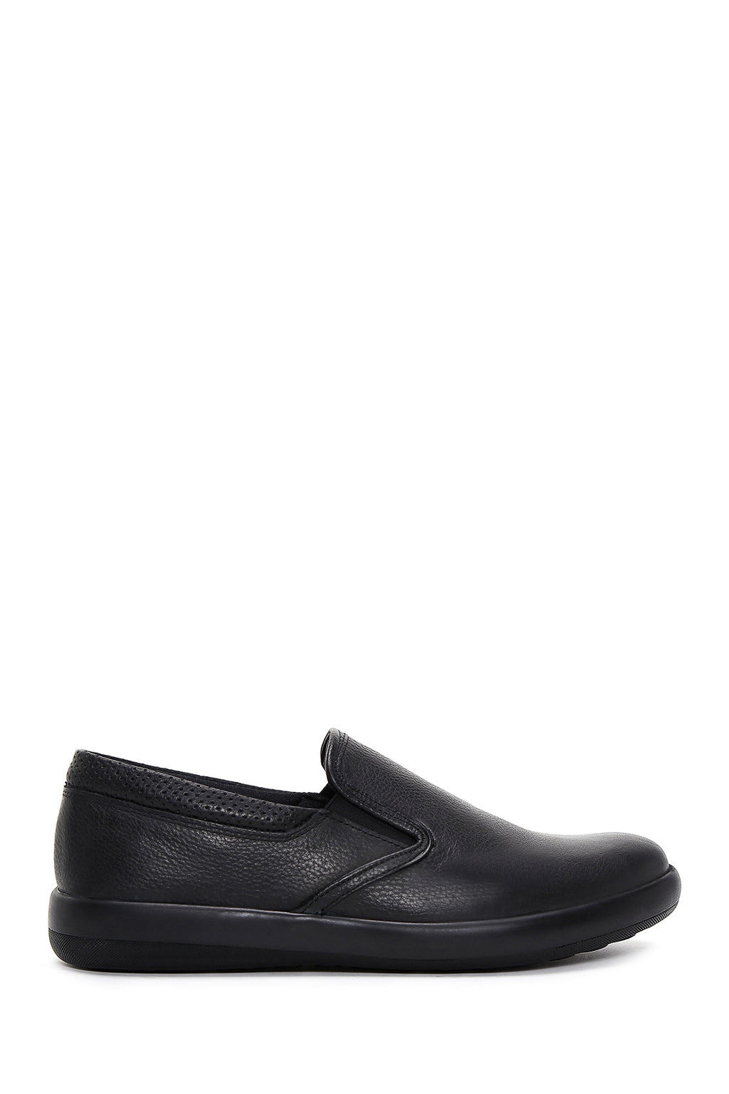 Erkek Siyah Deri Casual Loafer