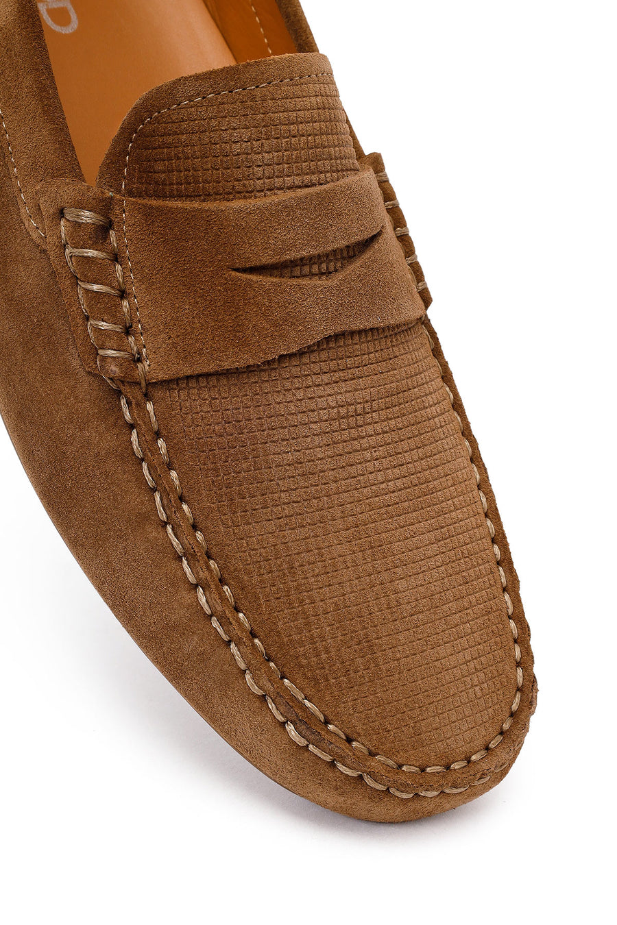 Erkek Taba Süet Deri Loafer