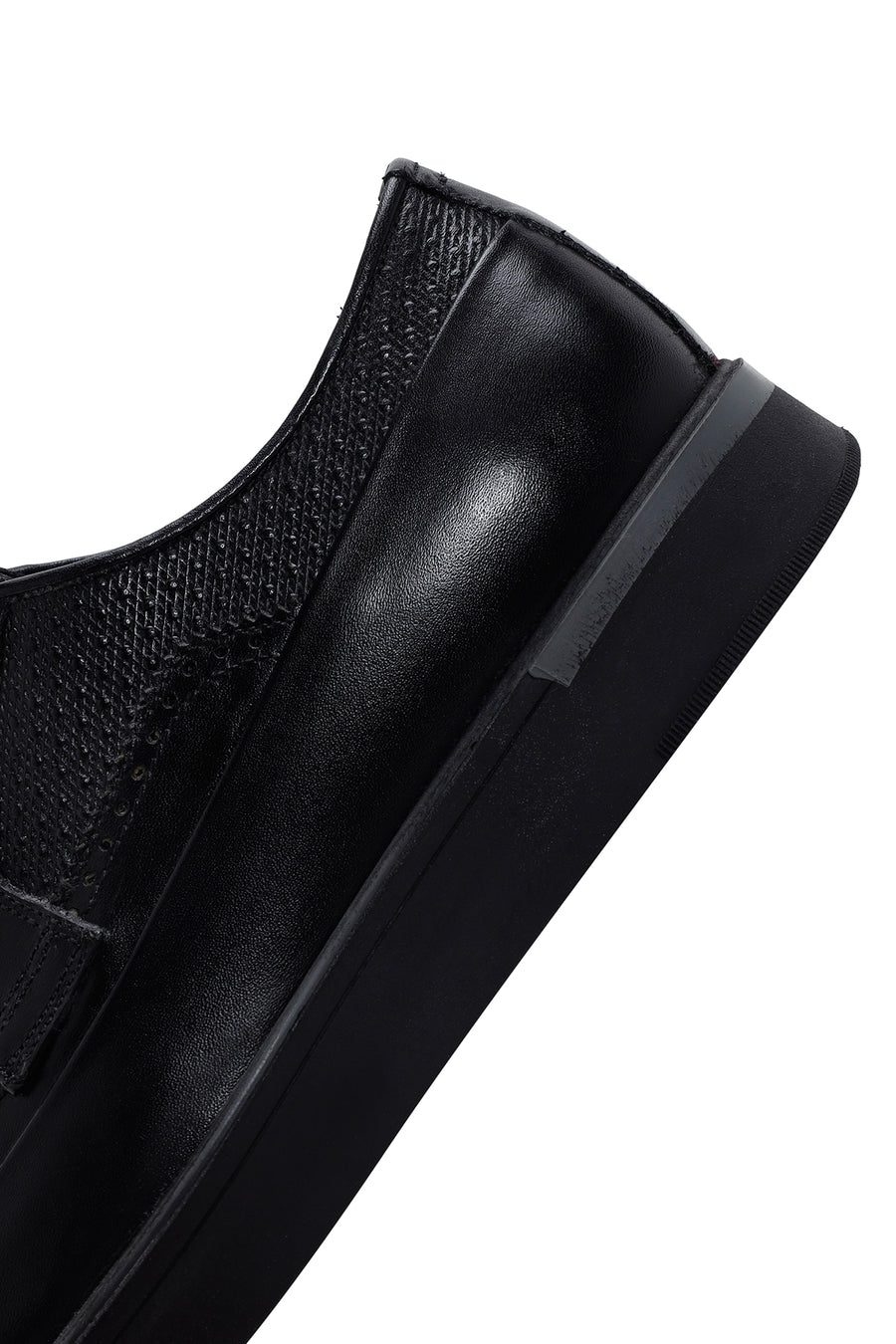 Men's Black Leather Casual Shoes