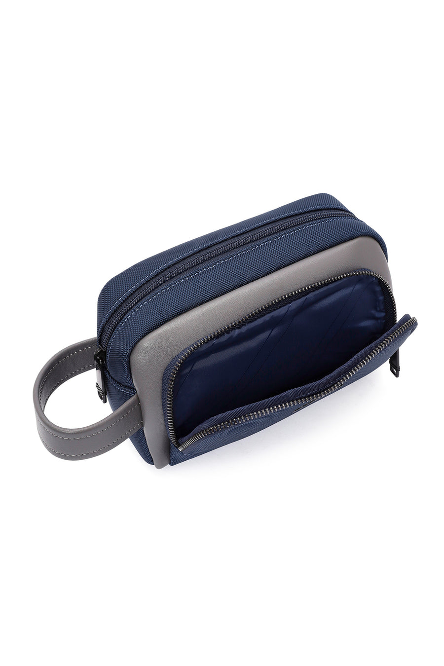 D-Pack Men's Navy Blue Fabric Handbag