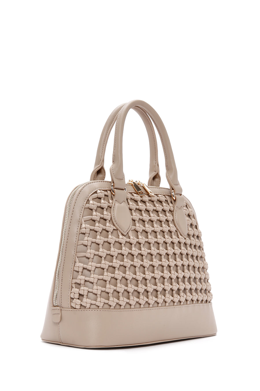 Women's Mink Long Strap Knitted Shoulder Bag