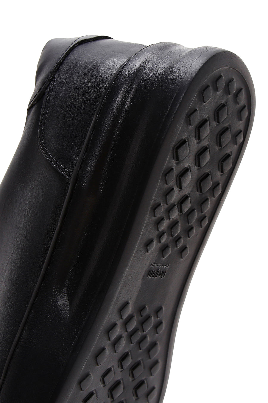 Men's Black Leather Sneaker