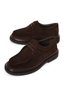 Male Brown Lace-up Suede Casual Shoes | Derimod