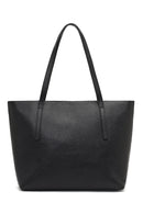 Women's Black Leather Classic Shoulder Bag | Derimod