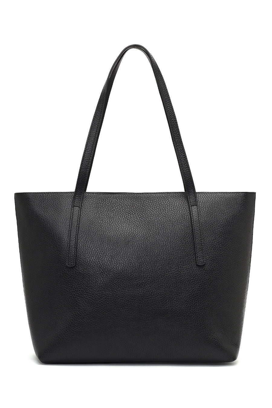 Women's Black Leather Classic Shoulder Bag