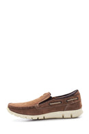Men's Leather Nubuck Loafer | Derimod