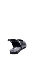Women's Black Open Back Casual Ballerinas | Derimod