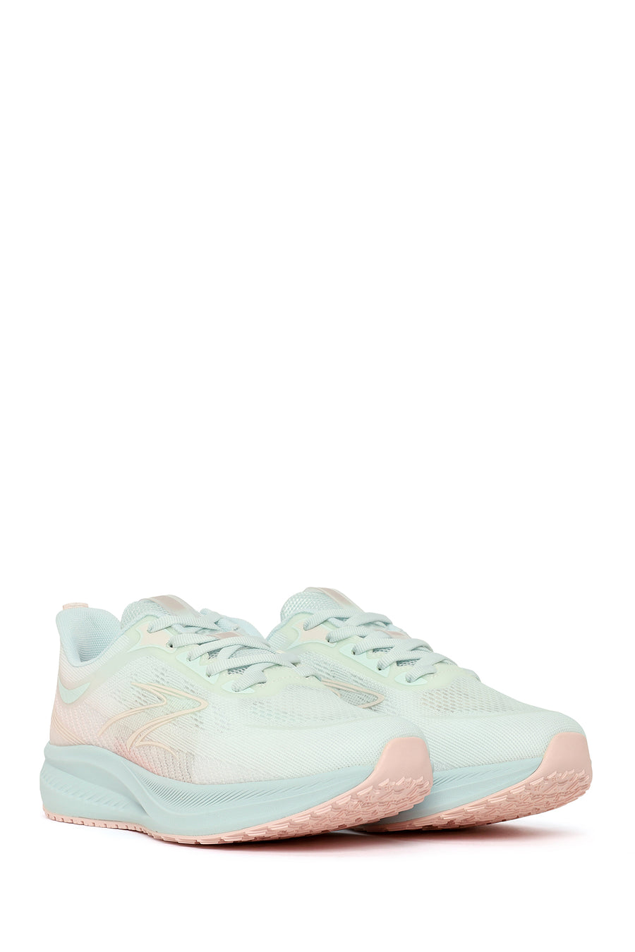 Derimod Zero Woman Green Lace-Up Thick-Soled Fabric Sneakers
