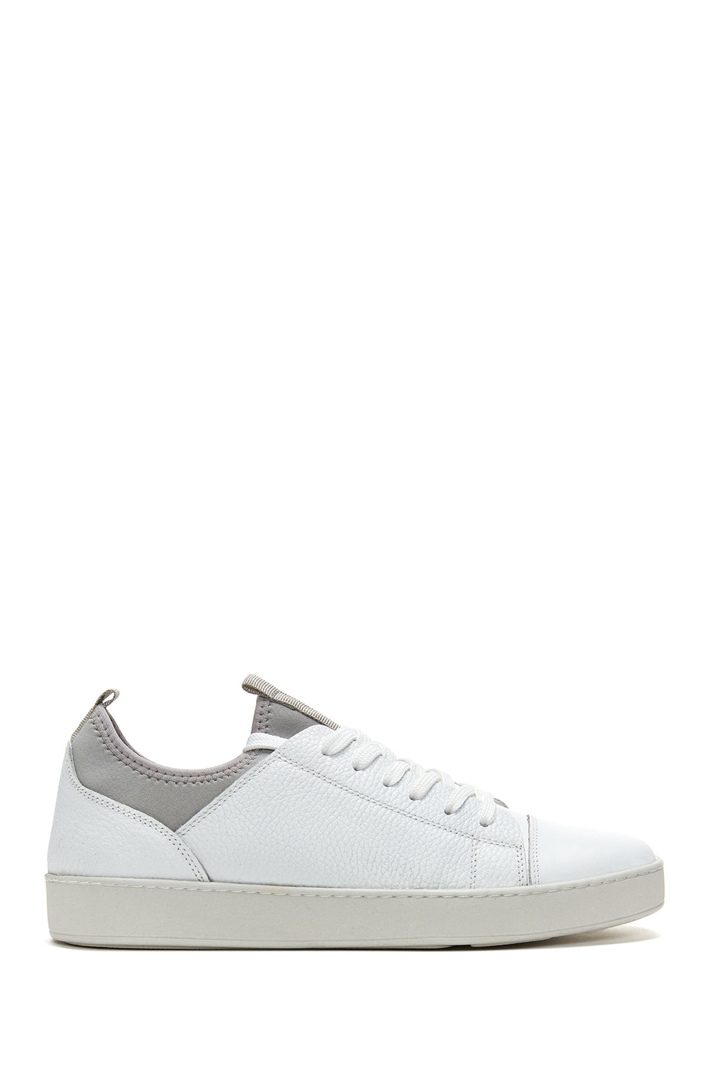 Erkek Beyaz Deri Sneaker