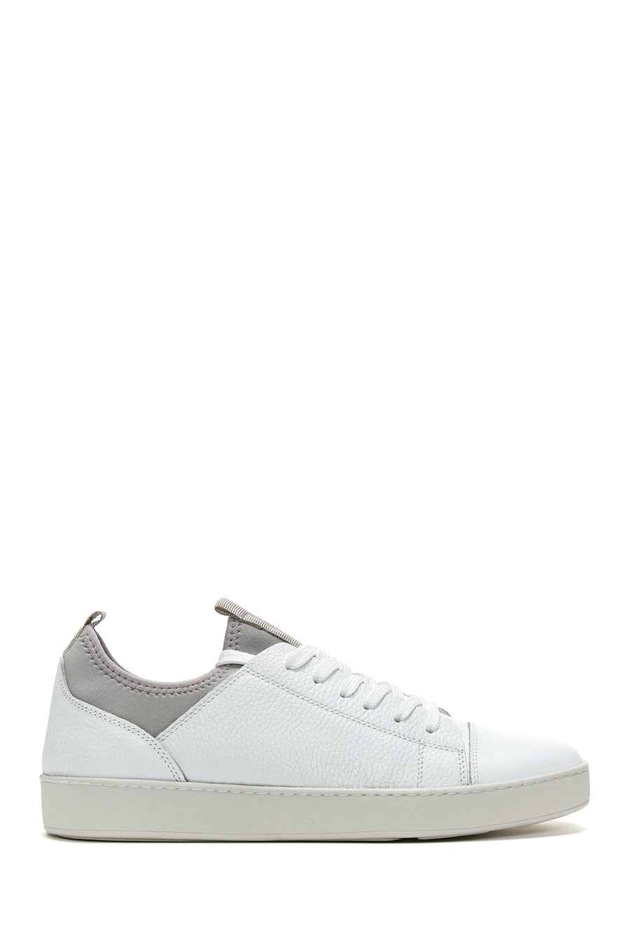 Men's White Leather Sneaker 22SFD6306FT | Derimod