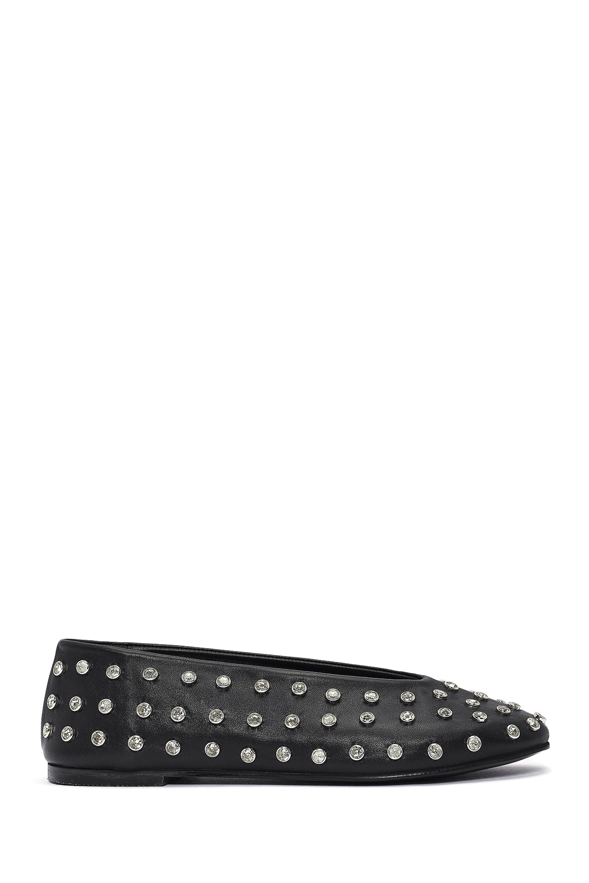 Women's Black Stone Ballet Ballet 25SFD220418 | Derimod