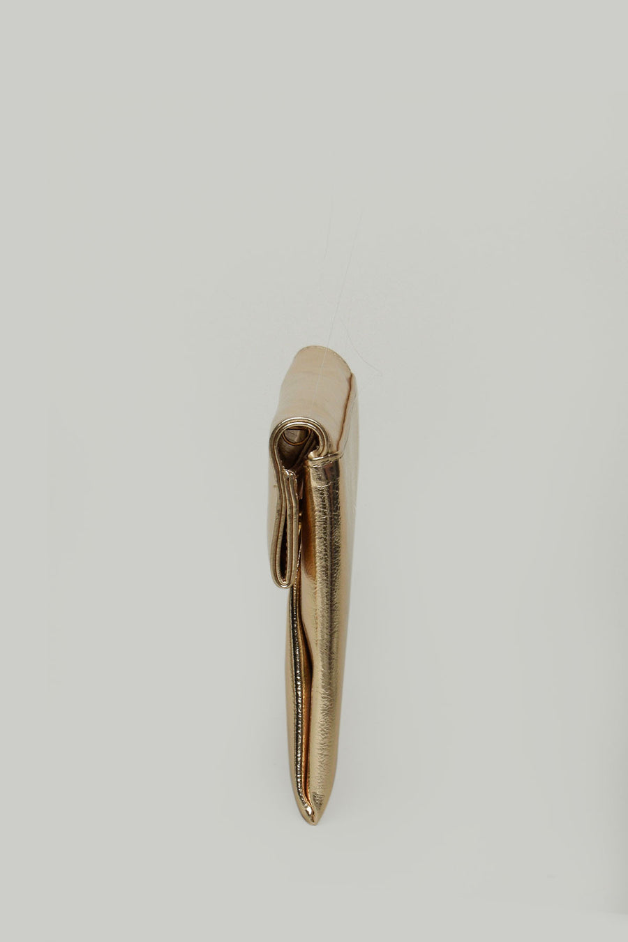 Gold Women's Portfolio with Chain Strap