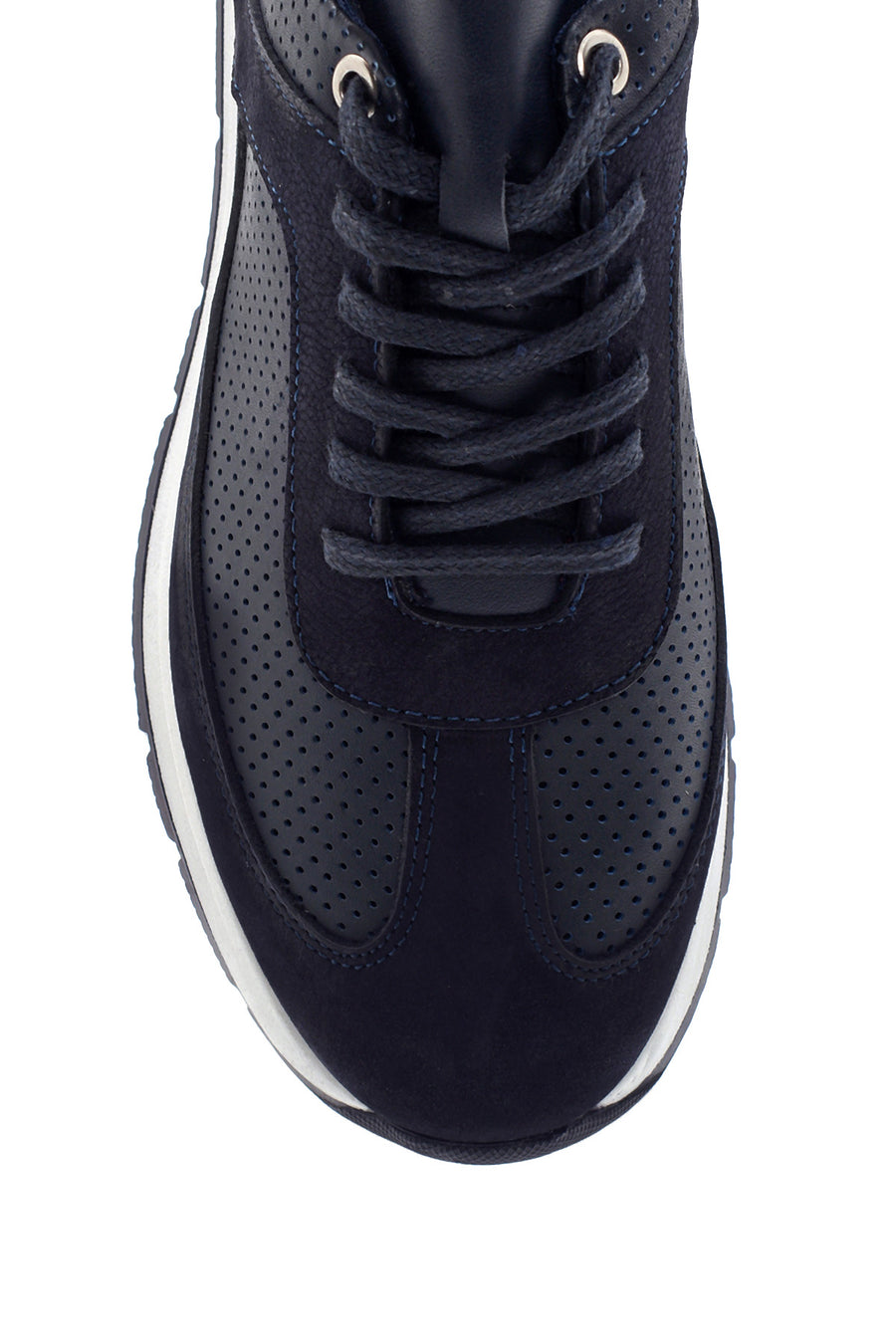 Erkek Deri Süet Detaylı Sneaker