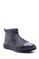 Men's Zipper Detailed Leather Boots | Derimod