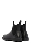 Men's Black Leather Chelsea Boots | Derimod