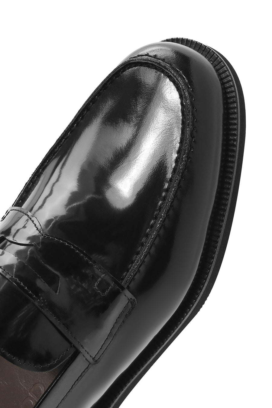 Men's Black Leather Classic Loafer