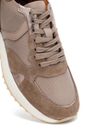 Kadın Vizon Bağcıklı Kalın Tabanlı Deri Sneaker | Derimod