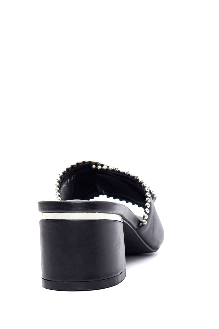 Women's Beaded Heeled Slippers