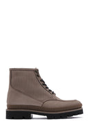 Men's Mink Nubuck Leather Casual Boots | Derimod