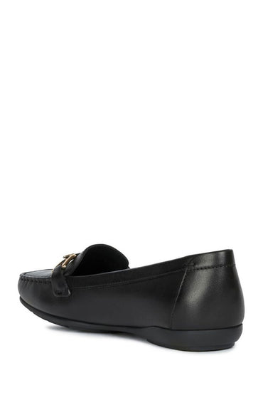 Geox Kadın Siyah Annytah Moc Deri Casual Loafer_3