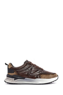 Men's Brown Lace-Up Leather Sneaker | Derimod