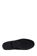 Kadın Bordo Deri Maskülen Loafer | Derimod