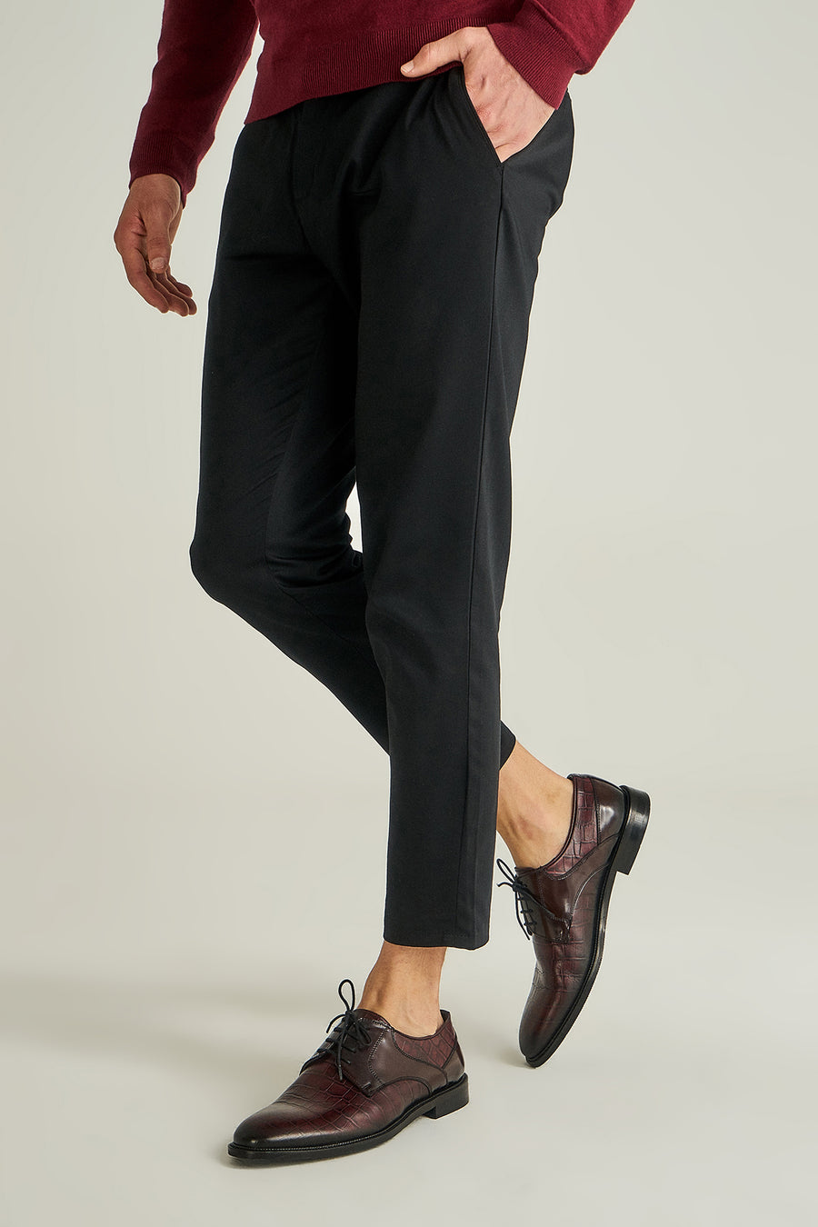 Men's Crocodile Patterned Leather Shoes
