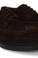 Male Brown Lace-up Suede Casual Shoes | Derimod
