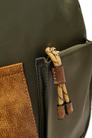 Woman Green Fabric Backpack | Derimod