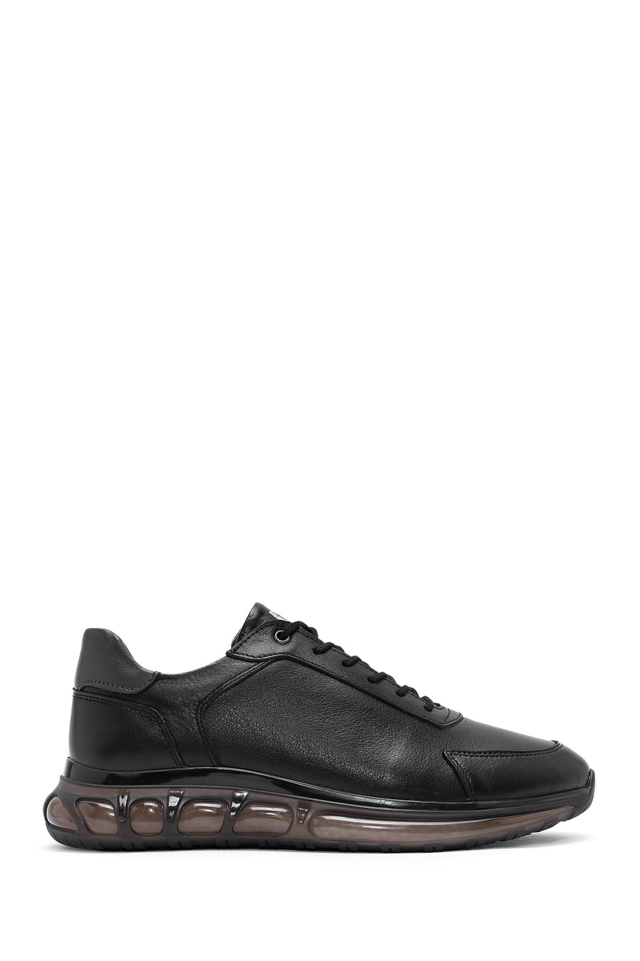 Men's Black Lace-up Leather Sneaker 24WFD675218 | Derimod