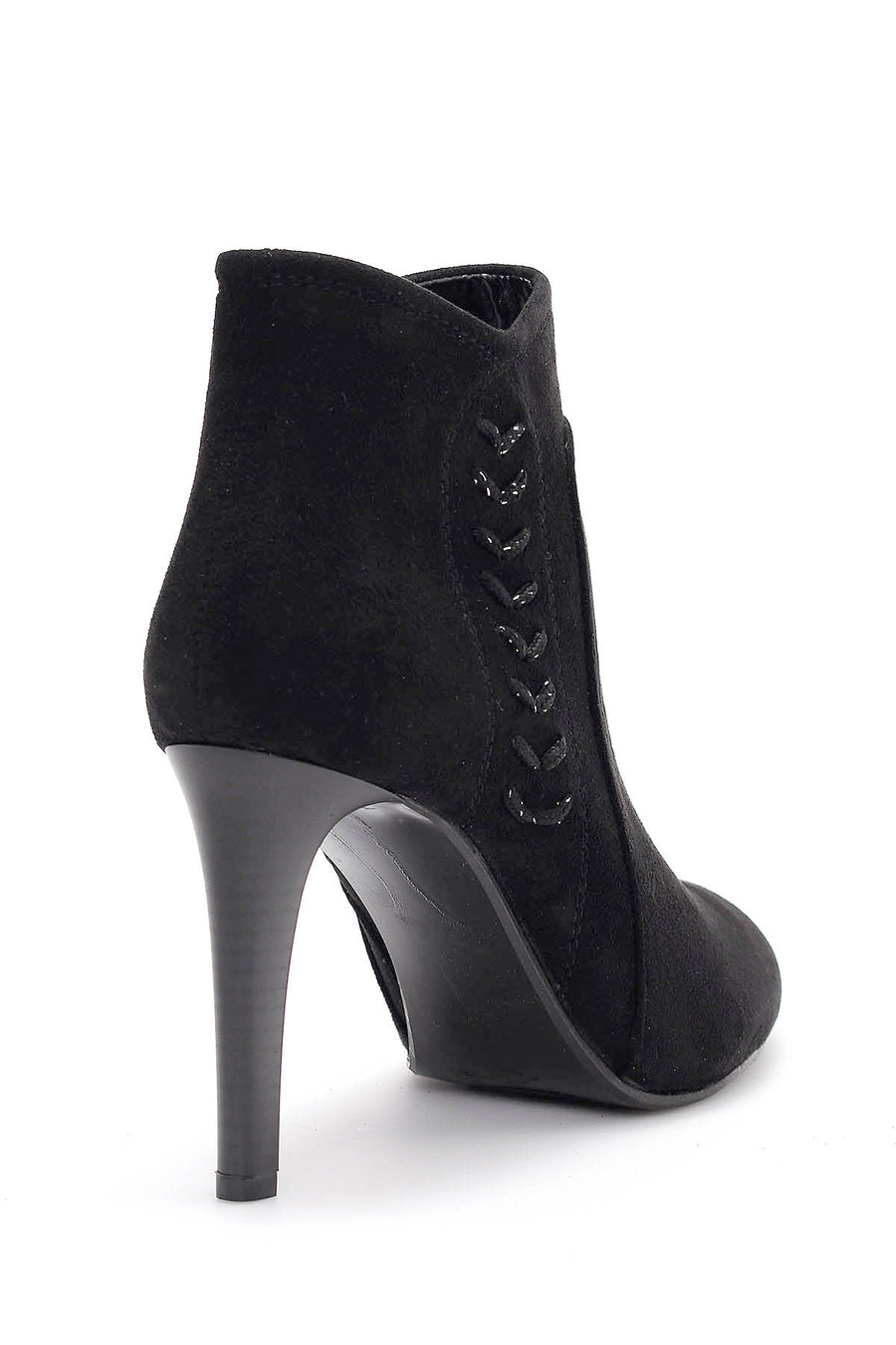 Women's Suede Heeled Boots