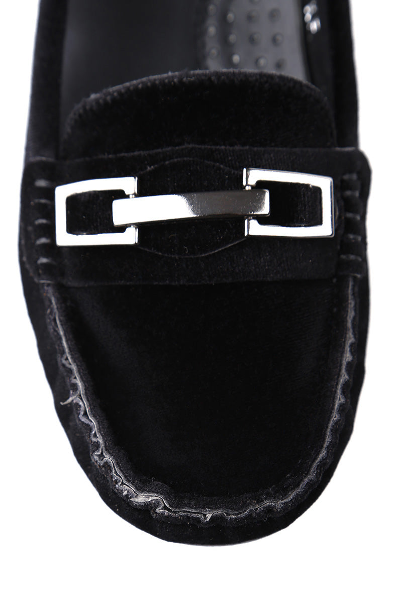 Tokalı Kadın Süet Loafer