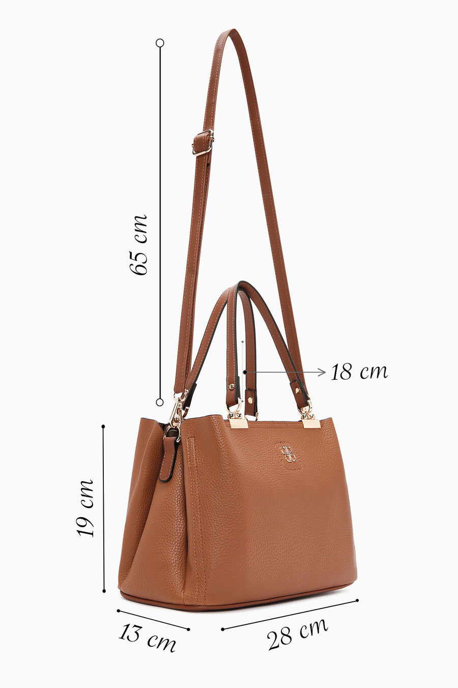 Women's Tan Long Strap Shoulder Bag