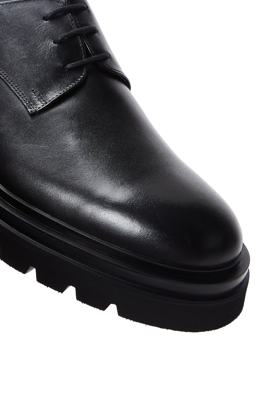 Men's Black Leather Casual Shoes