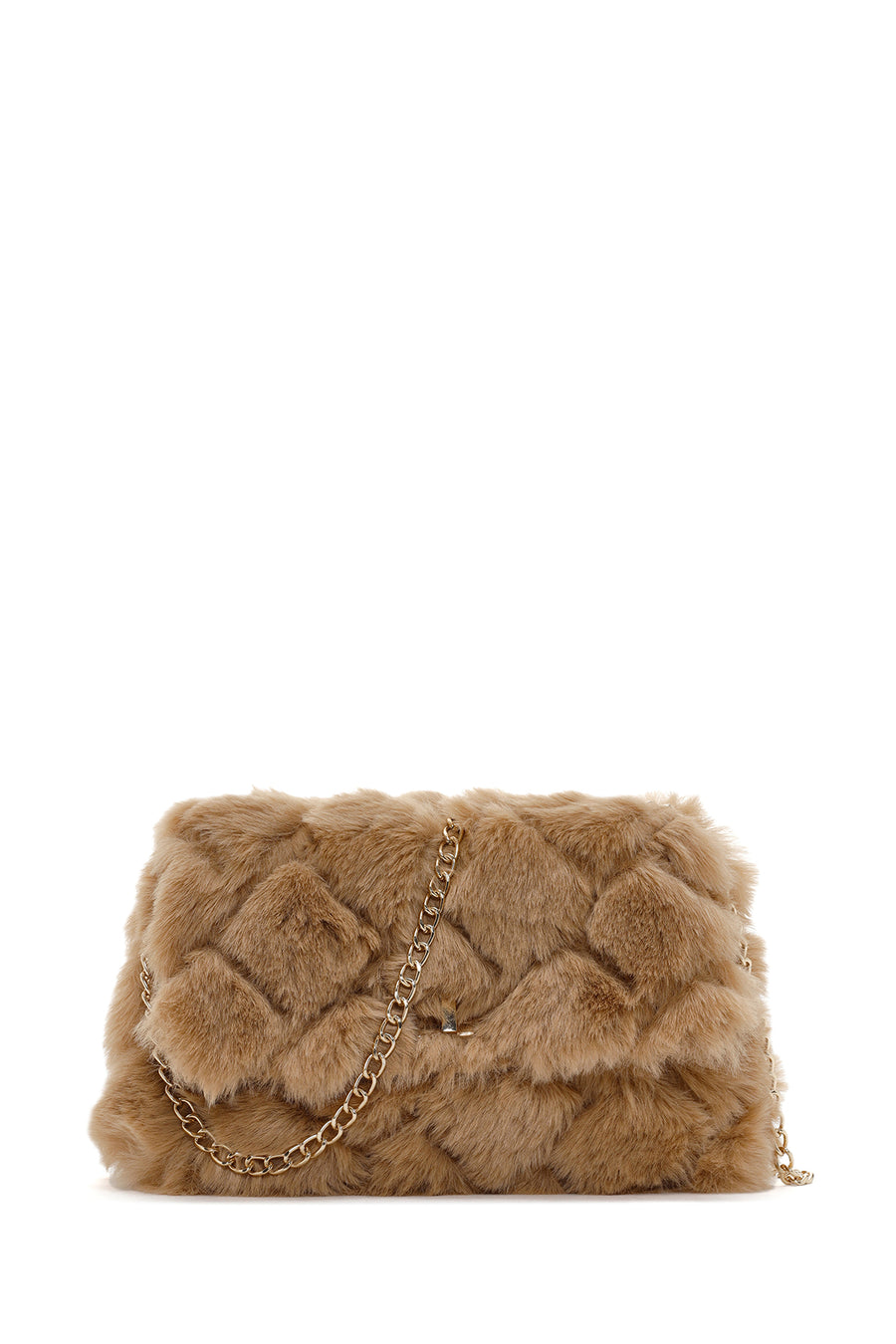 Kadın Camel Zincir Askılı Peluş Çapraz Çanta 24WBD2953PH | Derimod