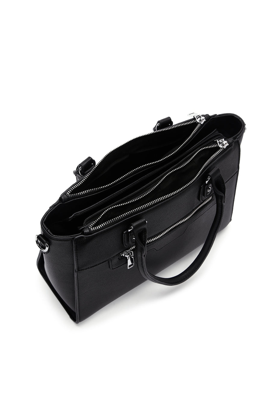 Women's Black Long Strap Shoulder Bag