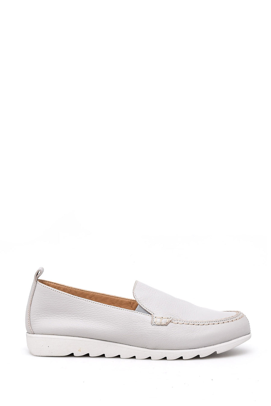 Women's Leather Flat Shoes 19SFD2407FT | Derimod
