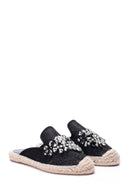 Women's Stoned Espadrille Slippers | Derimod