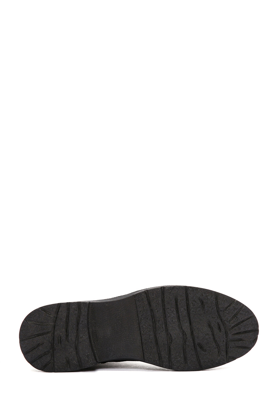 Men's Black Zippered Suede Leather Casual Boots