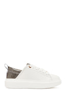 ACBC x Derimod Women's White Lace-Up Chunky Sole Sneakers | Derimod