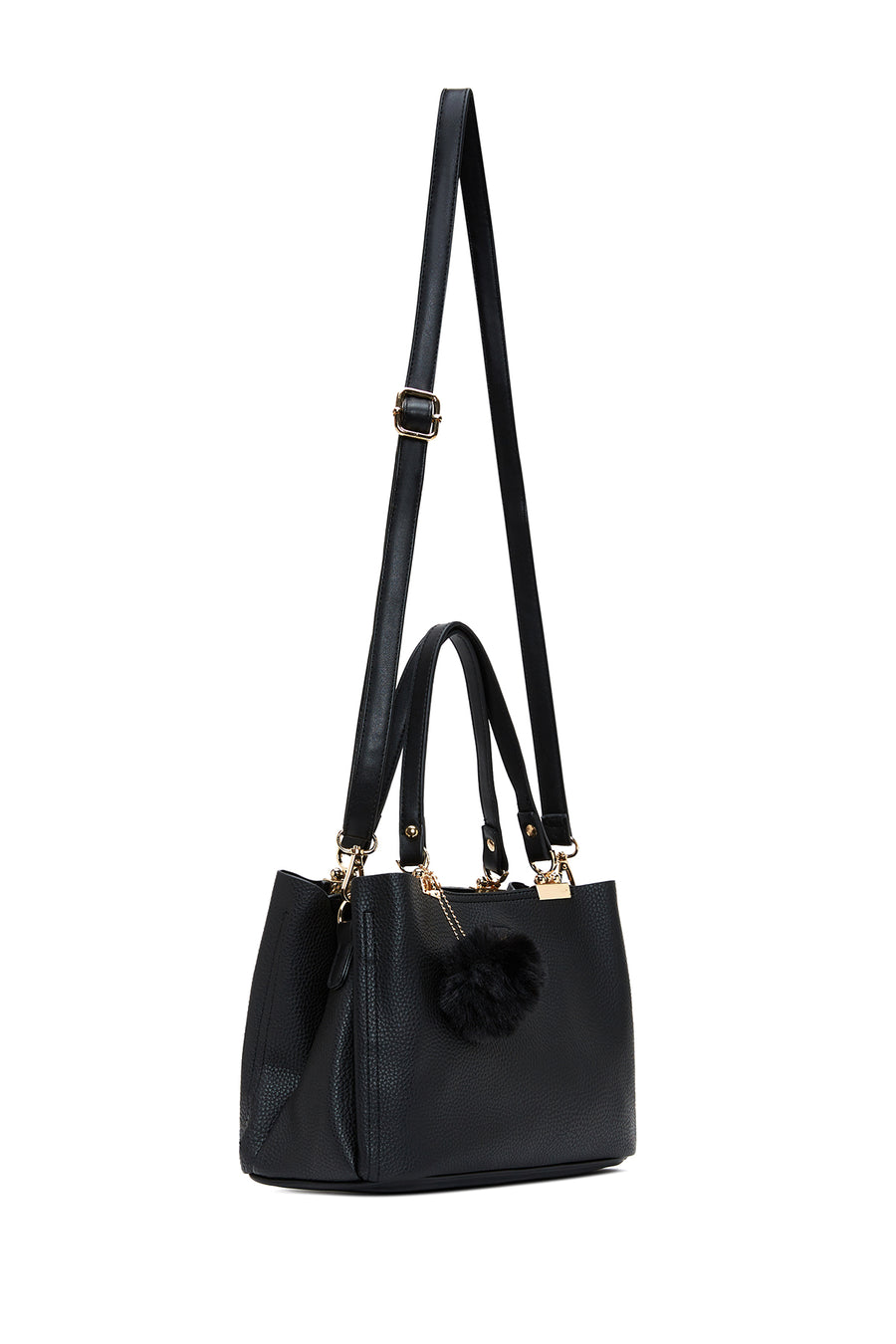 Women's Black Shoulder Bag