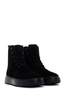 Men's Black Suede Leather Casual Boots | Derimod