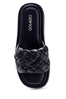 Kadın Deri Örgü Detaylı Terlik | Derimod