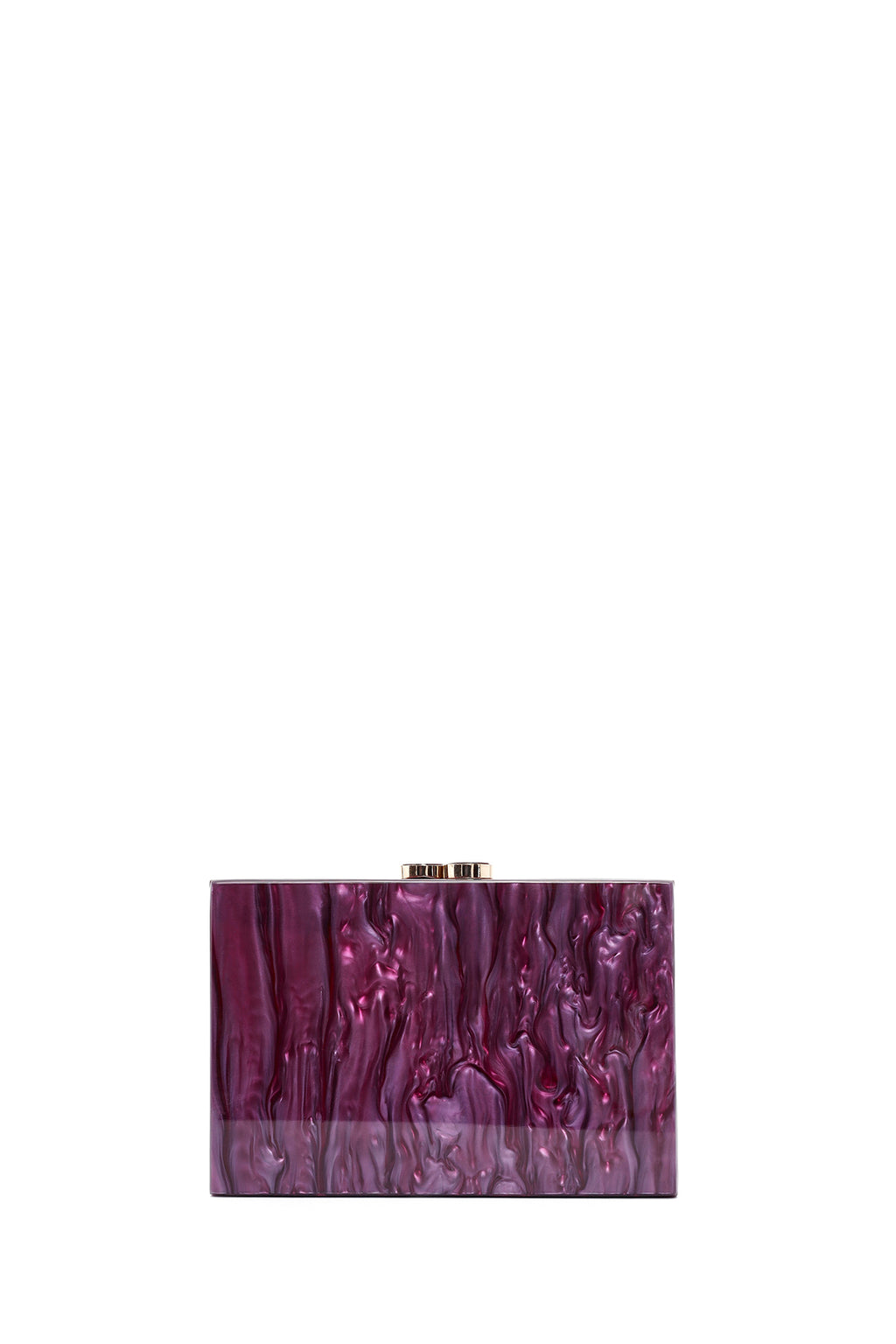 Kadın Bordo Uzun Zincir Askılı Mini Kutu Portföy Çanta