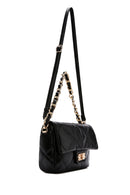 Women's Black Long Strap Quilted Shoulder Bag | Derimod