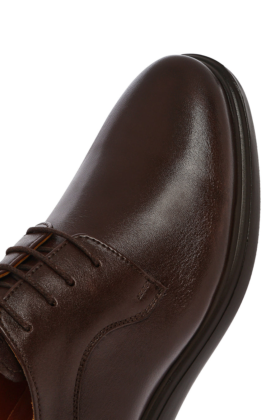 Men's Brown Lace-up Leather Casual Shoes