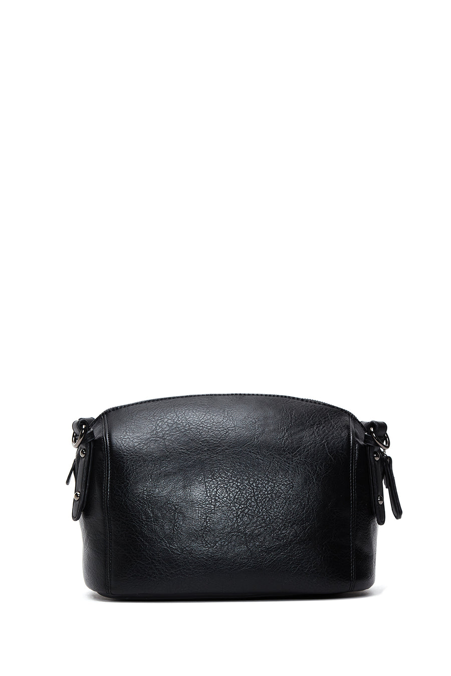 Woman Black Long-Strap Crossbody Bag