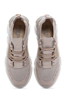 Women's Beige Thick Soled Sneaker | Derimod