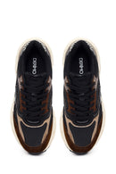 Kadın Kahverengi Bağcıklı Kalın Tabanlı Sneaker | Derimod